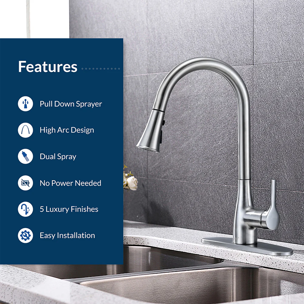 Flow Classic Kitchen Faucet - Image 8