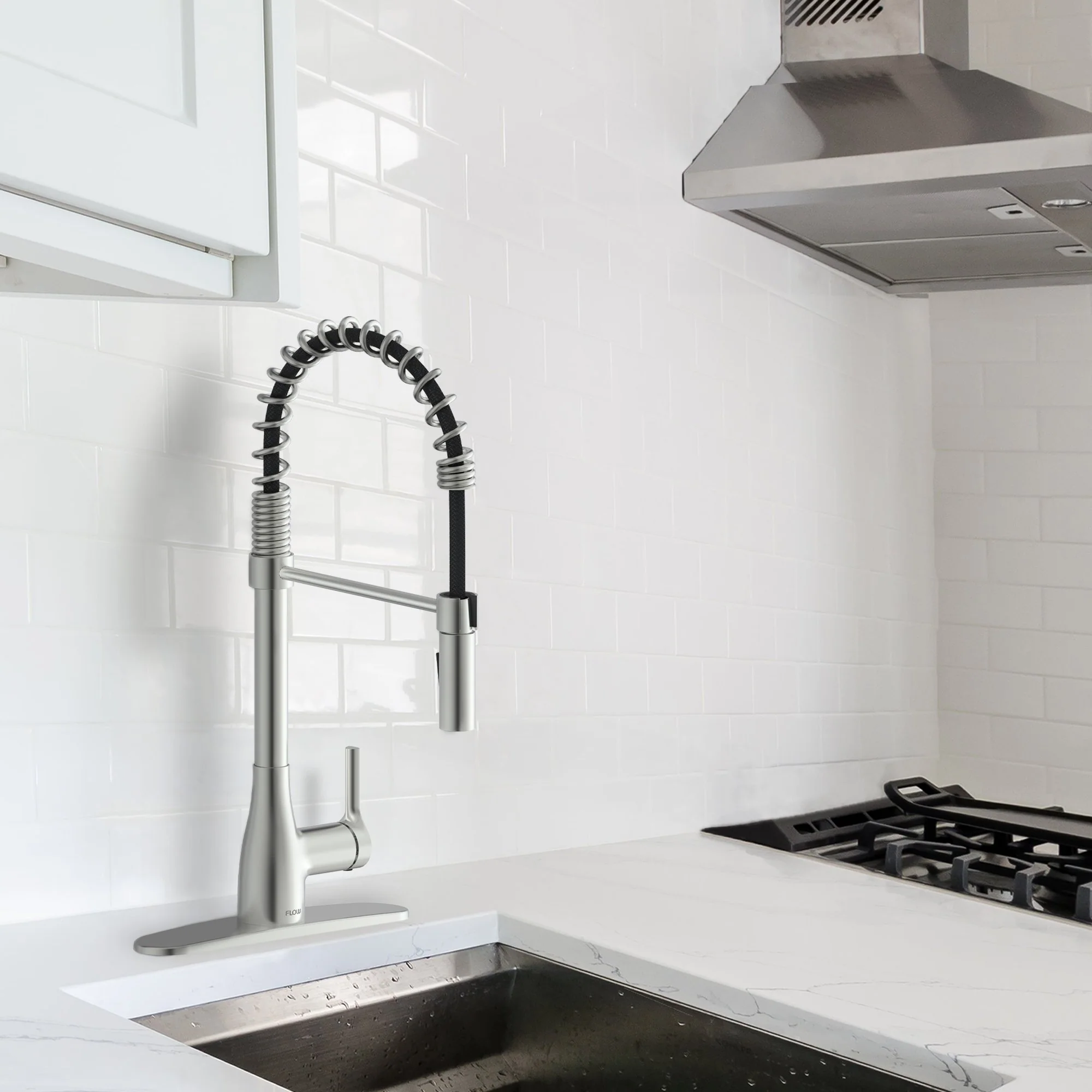 Flow Classic Spring Neck Kitchen Faucet - Image 15