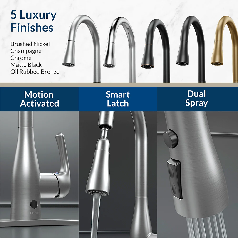 Flow Motion Activated Kitchen Faucet - Image 8