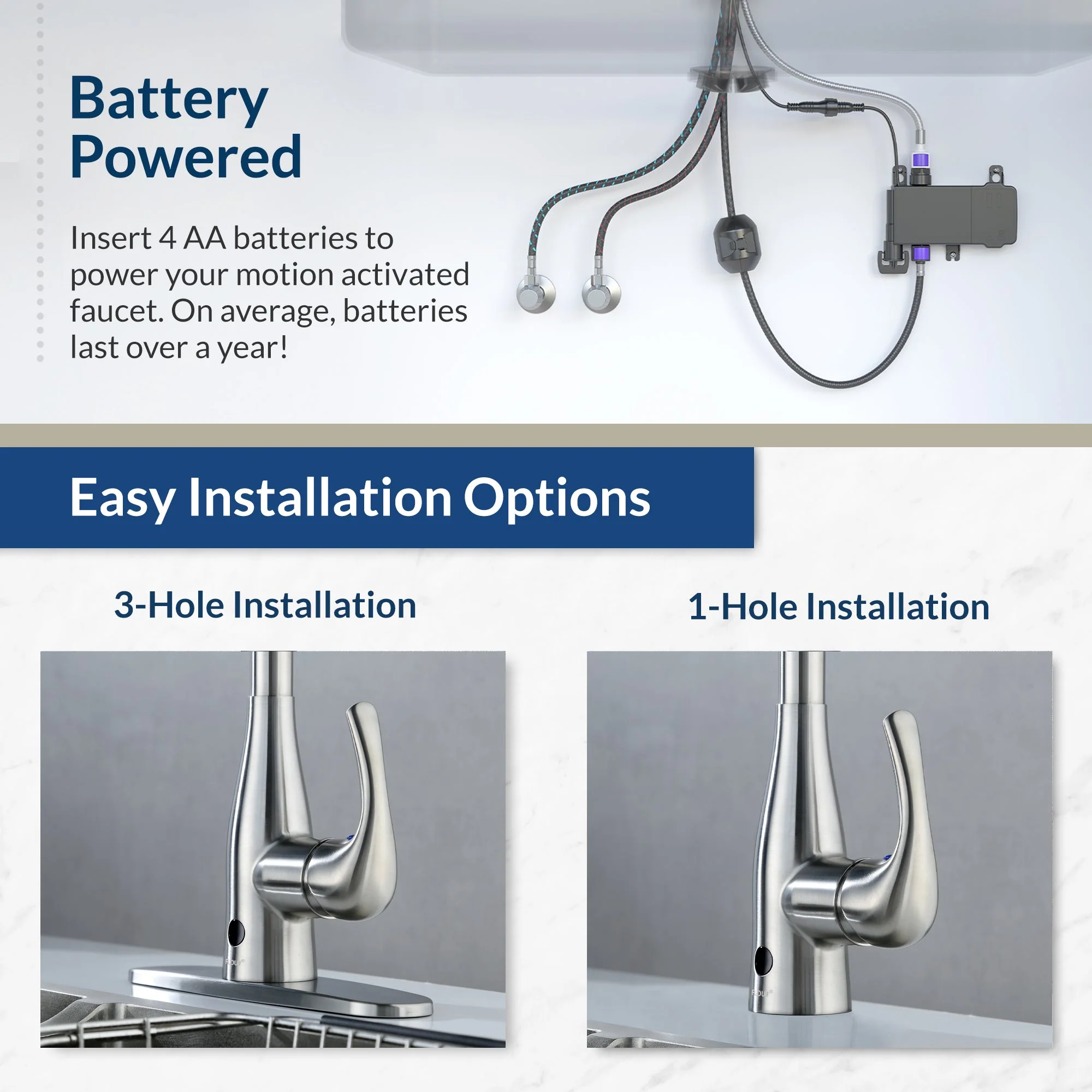 Flow Motion Spring Neck Kitchen Faucet - Image 6