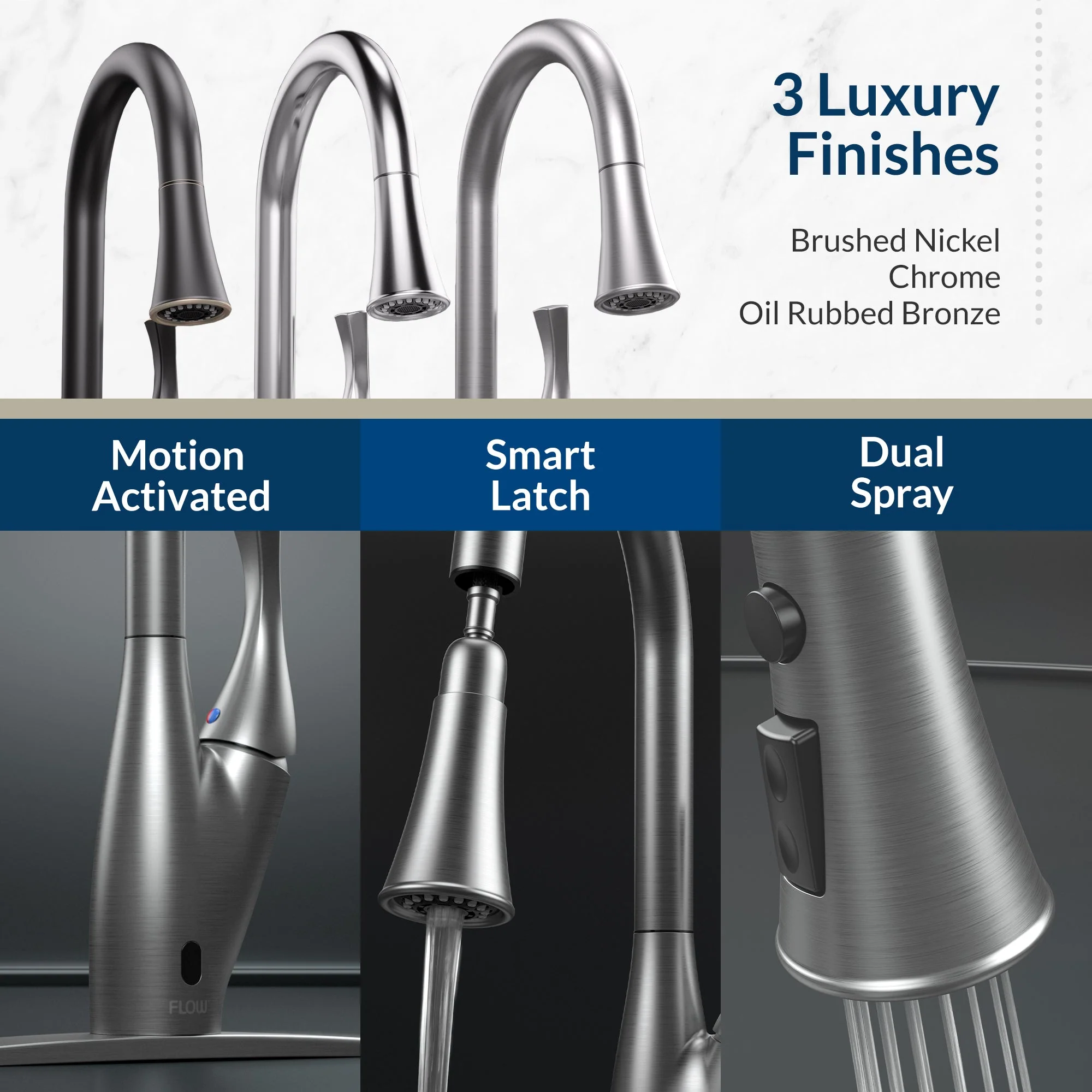 Flow-X Motion Activated Kitchen Faucet - Image 7
